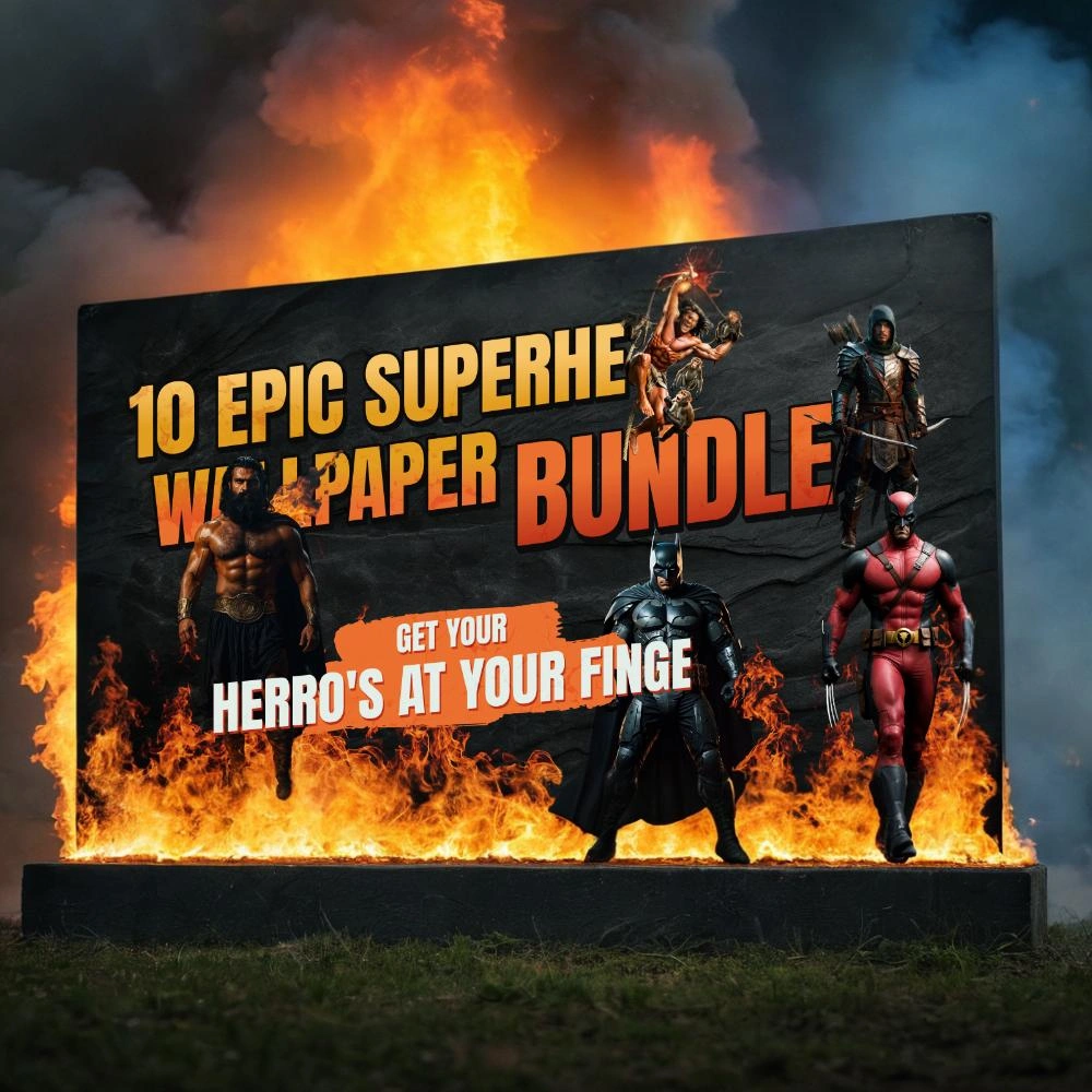 10 Epic Superheroes Wallpaper Bundle