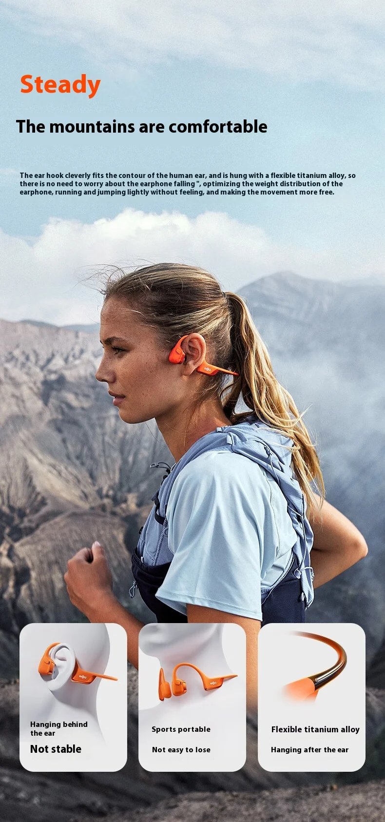 SHOKZ OpenRun Pro 2 S820 Bone Conduction Bluetooth Earphones Waterproof Open Sports Running Earphones Custom EQ Equalizer