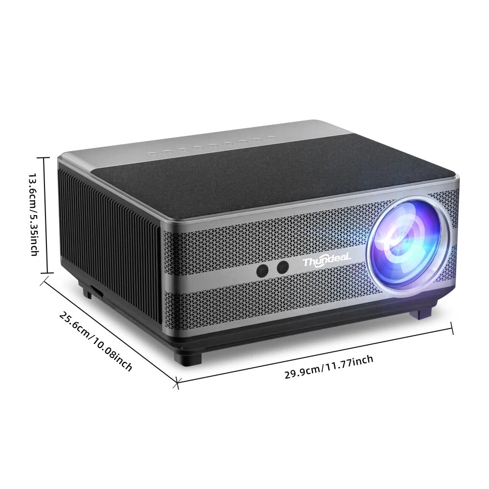 ThundeaL Full HD 1080P Projector TD98 WiFi LED 2K 4K Video Movie Beam TD98W Android Projector PK DLP Home Theater Cinema Beamer