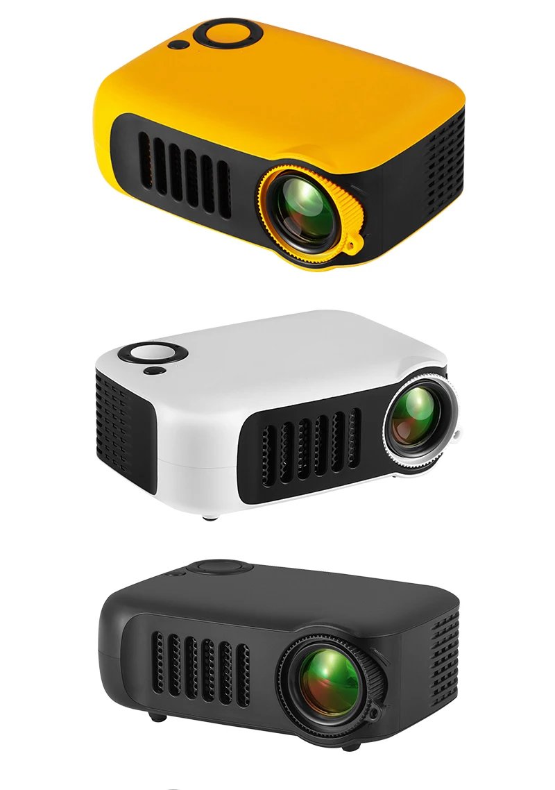 MINI Projector Portable 3D LED Video Projectors Home Cinema Theater Game Laser Beamer Smart TV BOX 1080P 4K Via HD Port A2000