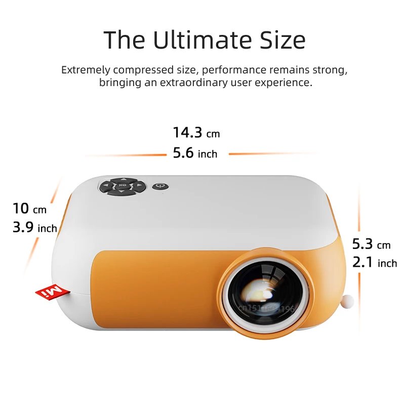 A10 MINI Projector Portable 3D LED Video Projectors Home Cinema Theater Game Laser Beamer Smart TV BOX 1080P 4K Via HD Port