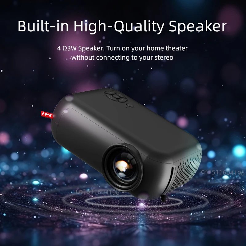 A10 MINI Projector Portable 3D LED Video Projectors Home Cinema Theater Game Laser Beamer Smart TV BOX 1080P 4K Via HD Port