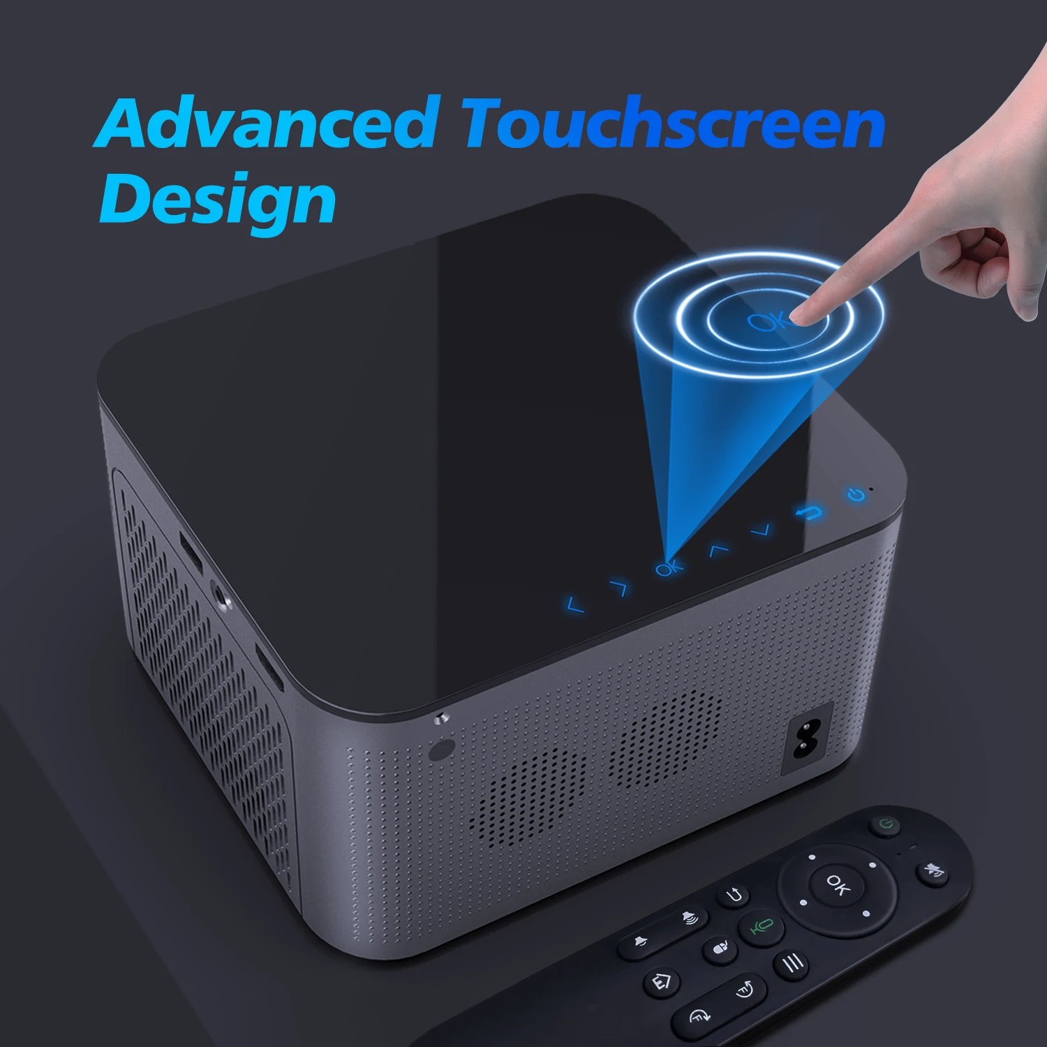 Magcubic Projector HY350 Android 11 4K 1920*1080P Wifi6 580ANSI Allwinner H713 32G Voice Control BT5.0 Home Cinema Projetor