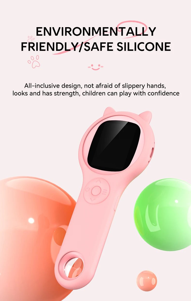 Kids Microscope Portable Handheld Magnifying Digital Microscope for Children Educational Science Toys Christmas Birthday Gifts