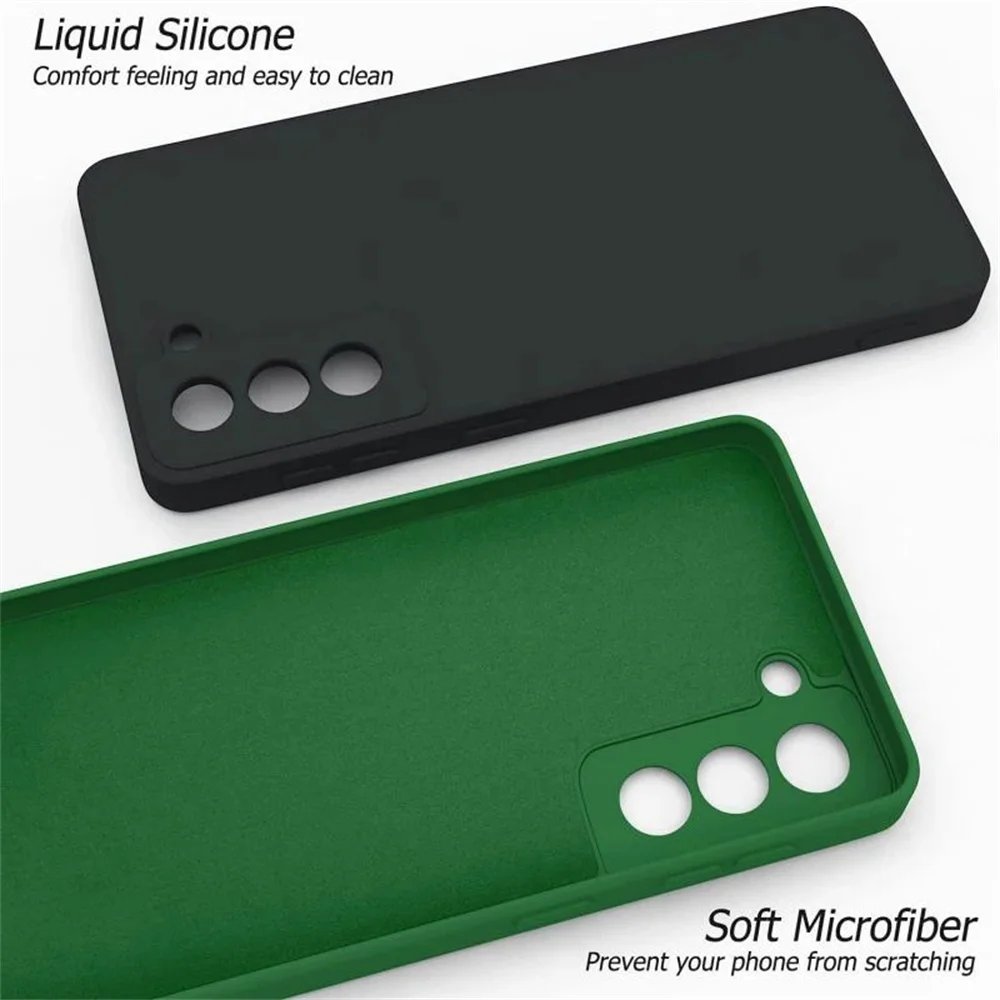 luxury Liquid Silicone Case for Samsung S24 Galaxy S20 S21 S22 S23 FE Plus Note10 20 A52 A31 A41 A71 A51 A72 A70 A50 Coque