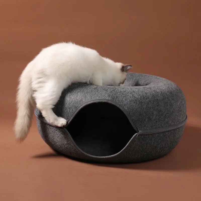 Vip Donut Cat Bed Pet Tunnel