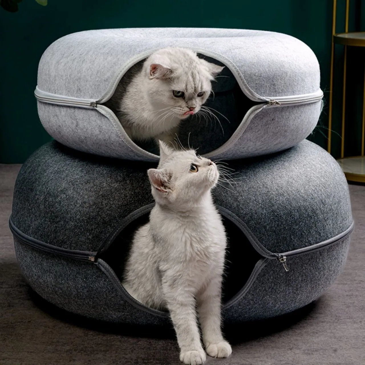 Vip Donut Cat Bed Pet Tunnel