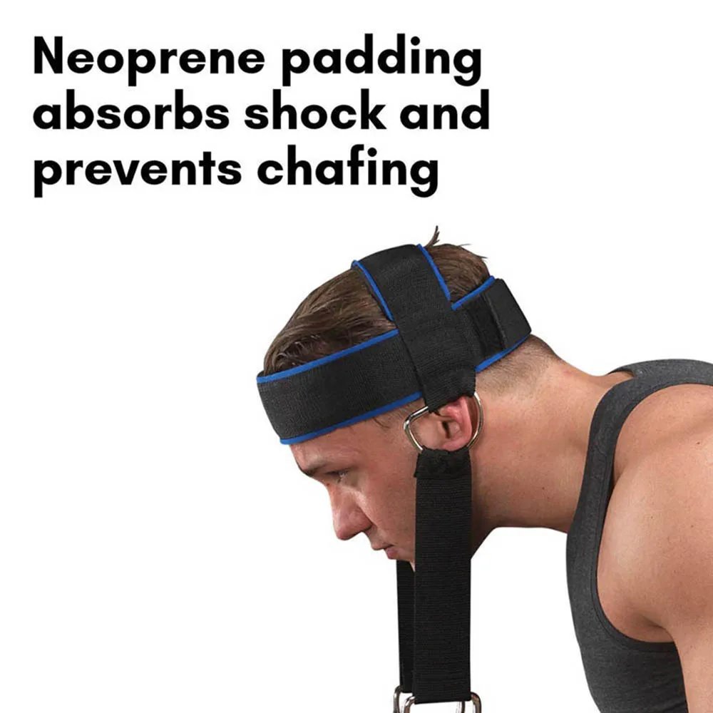 Head Neck Training Head Harness Body Strengh Exercise Strap Adjustable Neck Power Training Gym Fitness Weight Bearing cap