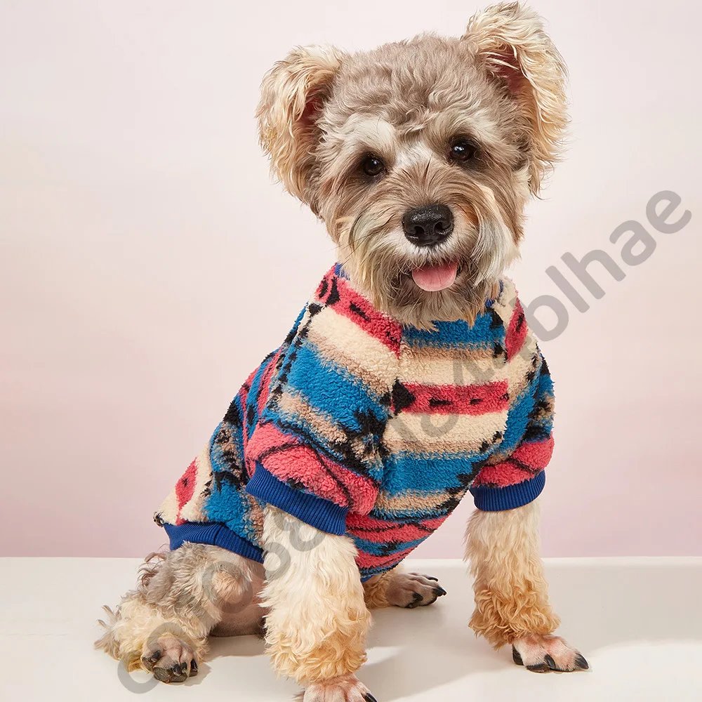 Warm Dog Clothes for Small Dog Coats Jacket Winter Clothes for Dogs Cats Clothing Chihuahua Cartoon Pet Sweater Costume Apparels