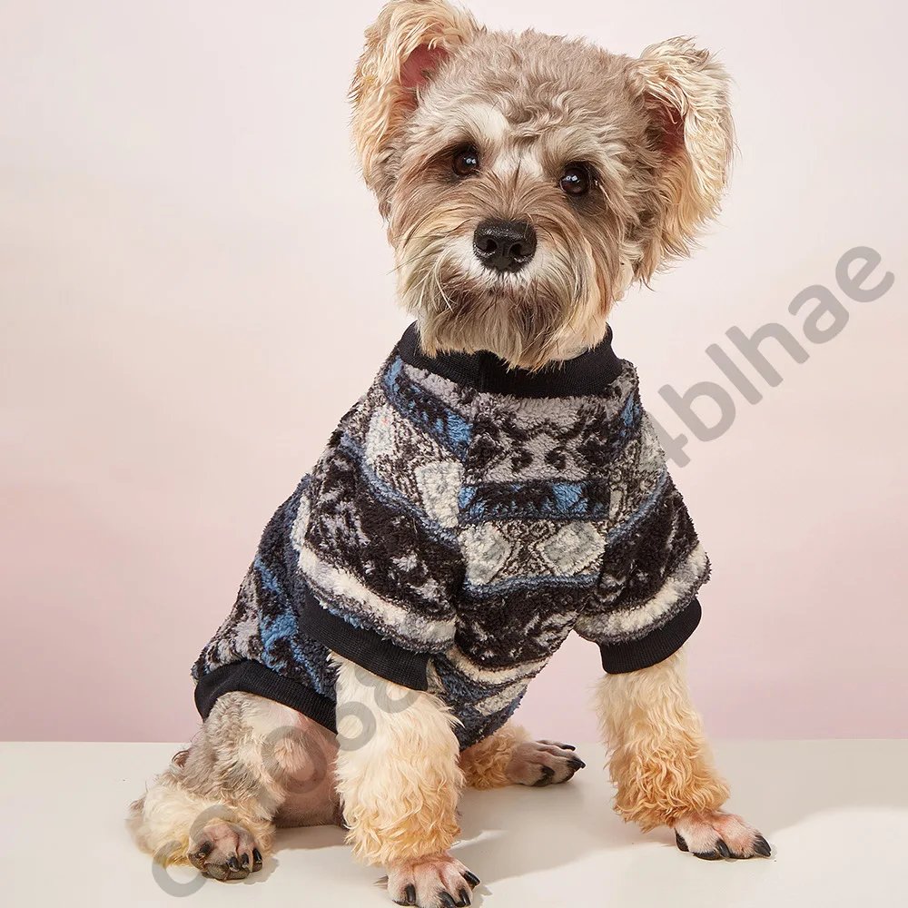 Warm Dog Clothes for Small Dog Coats Jacket Winter Clothes for Dogs Cats Clothing Chihuahua Cartoon Pet Sweater Costume Apparels