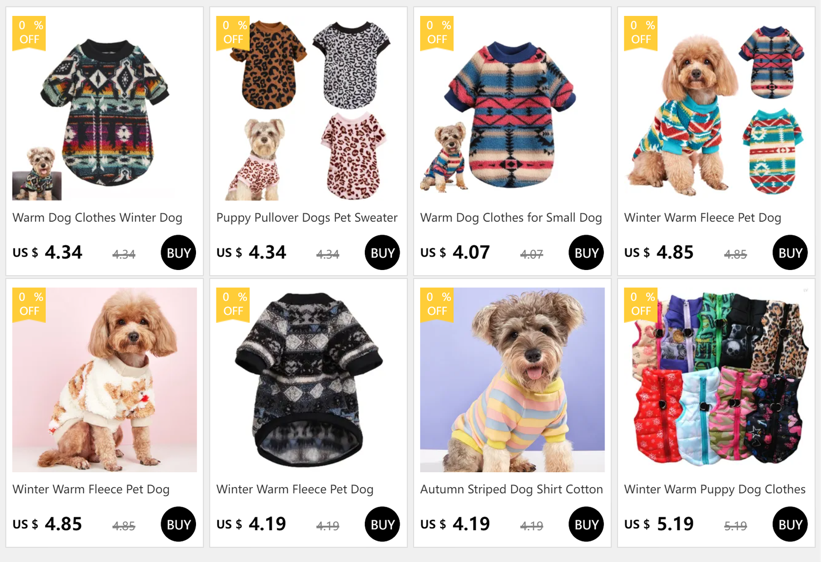 Warm Dog Clothes for Small Dog Coats Jacket Winter Clothes for Dogs Cats Clothing Chihuahua Cartoon Pet Sweater Costume Apparels