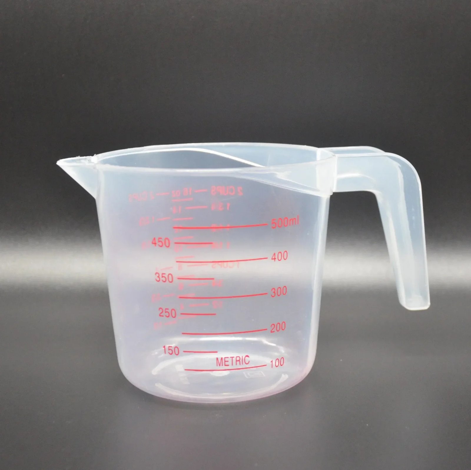 250/500/600/1000ml Baking Liquid Measuring Cups PVC Scale Cup Plastic Measuring Volume Beaker Kitchen Baking Tools