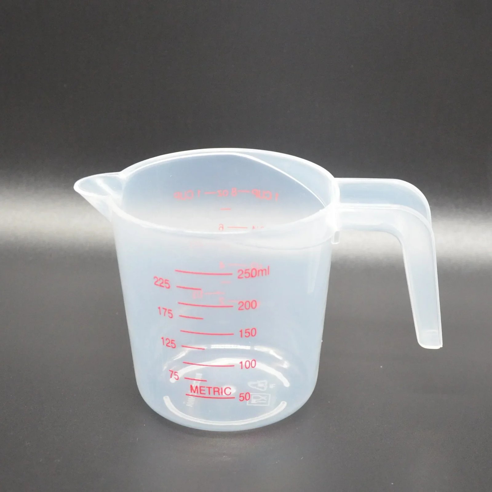 250/500/600/1000ml Baking Liquid Measuring Cups PVC Scale Cup Plastic Measuring Volume Beaker Kitchen Baking Tools