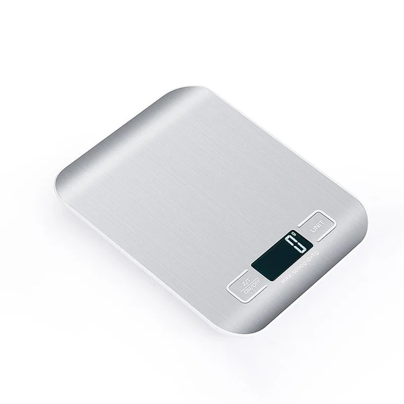 Portable Electronic Digital Kitchen Scale With Timer High Precision LED Display Household Weight Balance Measuring Tools