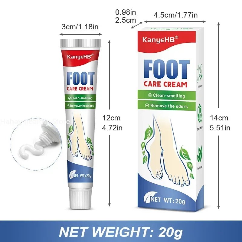 Deodorant Ointment for Foot Athlete's Foot Ointment Feet Odor Care Cream Foot Fungal Treatment Clean-smelling Beleza E Saúde