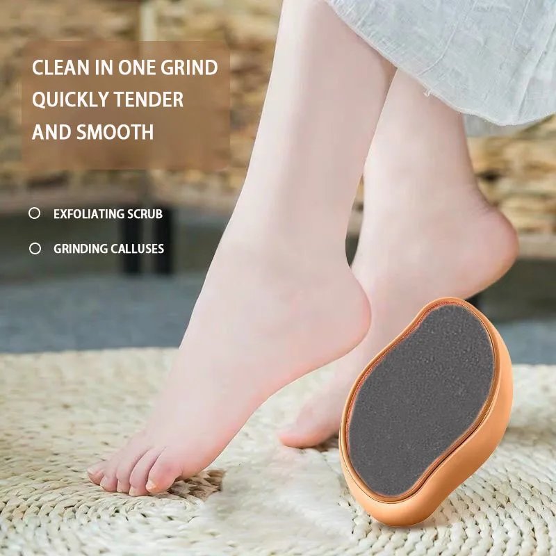 Hands and Feet Portable Sanding Stone Callus Remover Foot Care Tool Exfoliating Artifact Glass Foot File Pedicure Tool 1