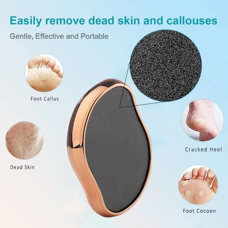 Hands and Feet Portable Sanding Stone Callus Remover Foot Care Tool Exfoliating Artifact Glass Foot File Pedicure Tool 1