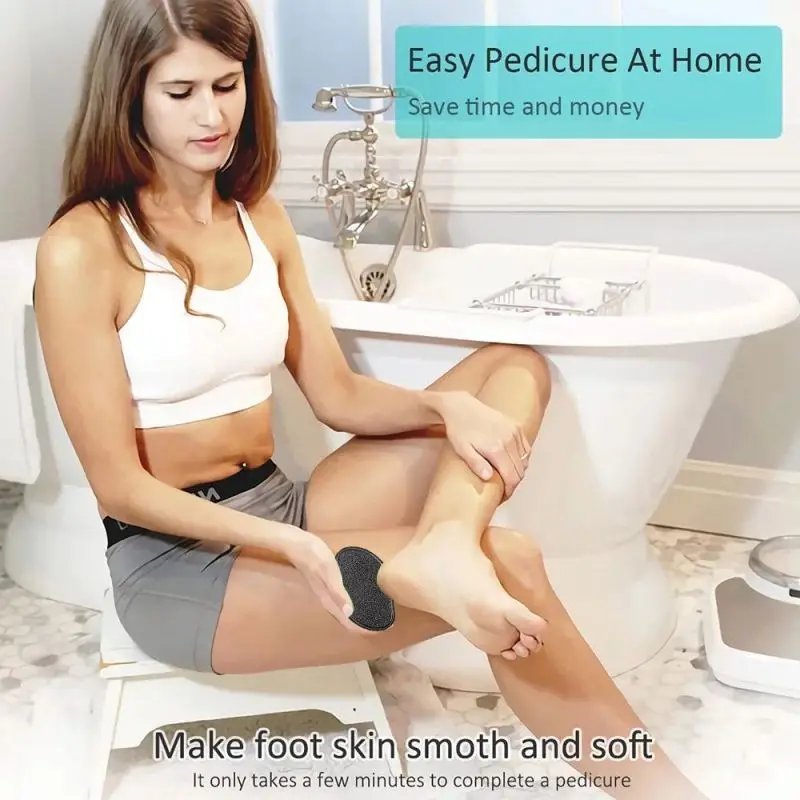 Hands and Feet Portable Sanding Stone Callus Remover Foot Care Tool Exfoliating Artifact Glass Foot File Pedicure Tool 1