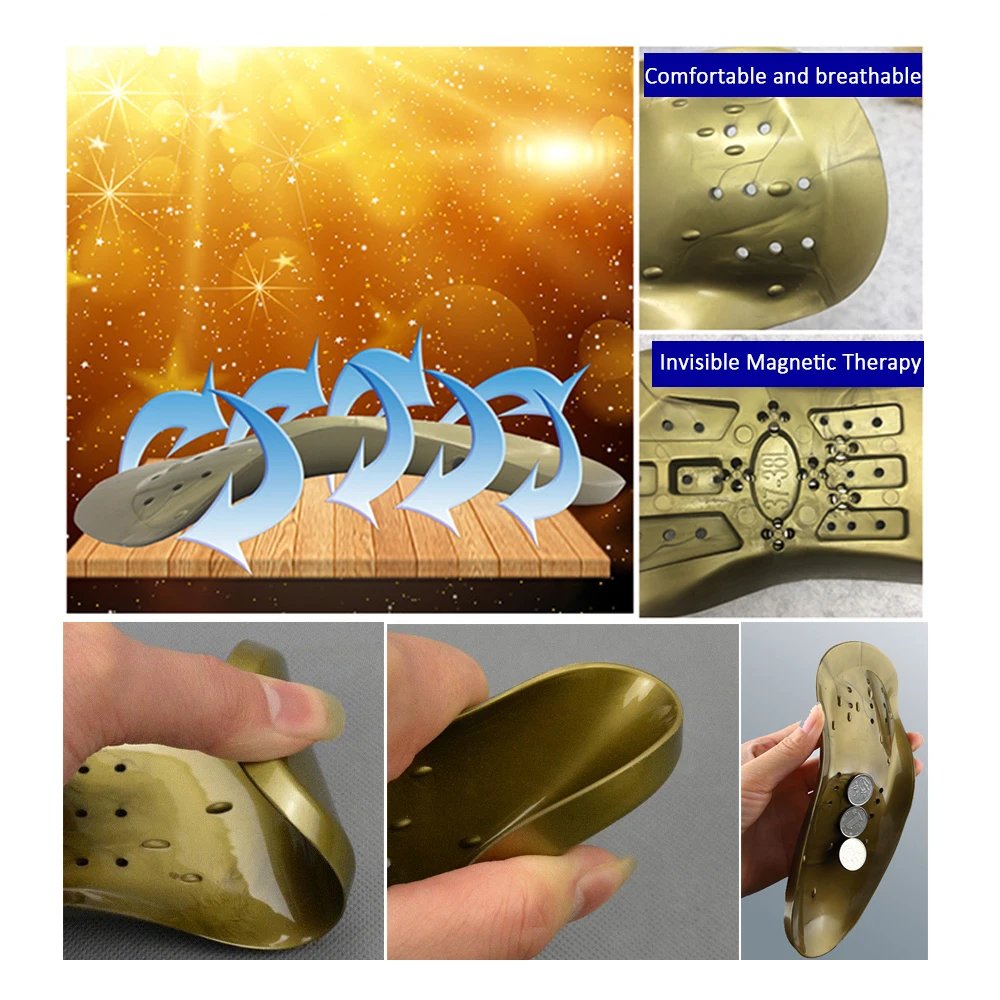 1 pair Magnetic Therapy Magnet Health Care Foot Massage Insoles Magnetic Insoles Shoe Pads Health of Bone orthopedic insole