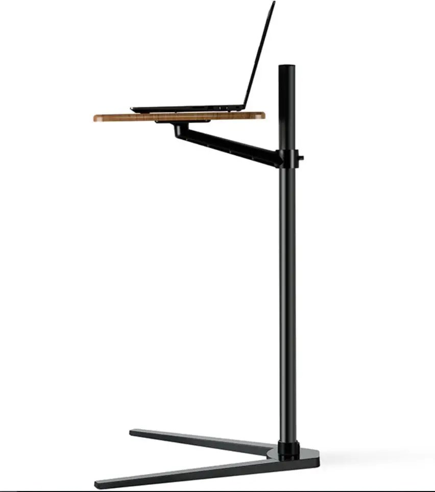 Movable UP-8T Aluminum 7-20 inch Laptop Floor Stand Height Adjustable bedside Lapdesk Sofa Desk for Tablet PC Notebook Tea Table