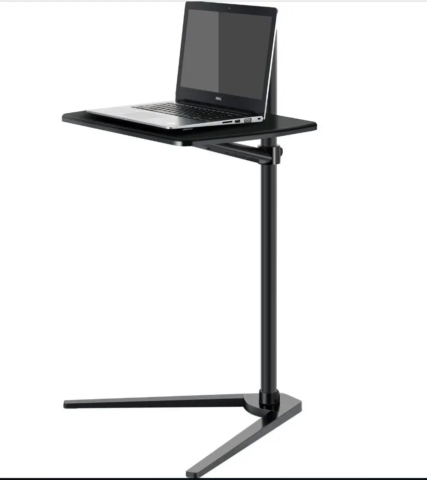 Movable UP-8T Aluminum 7-20 inch Laptop Floor Stand Height Adjustable bedside Lapdesk Sofa Desk for Tablet PC Notebook Tea Table