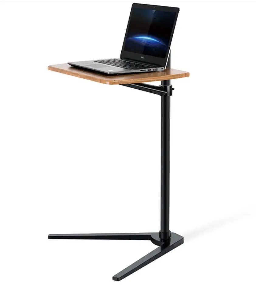 Movable UP-8T Aluminum 7-20 inch Laptop Floor Stand Height Adjustable bedside Lapdesk Sofa Desk for Tablet PC Notebook Tea Table