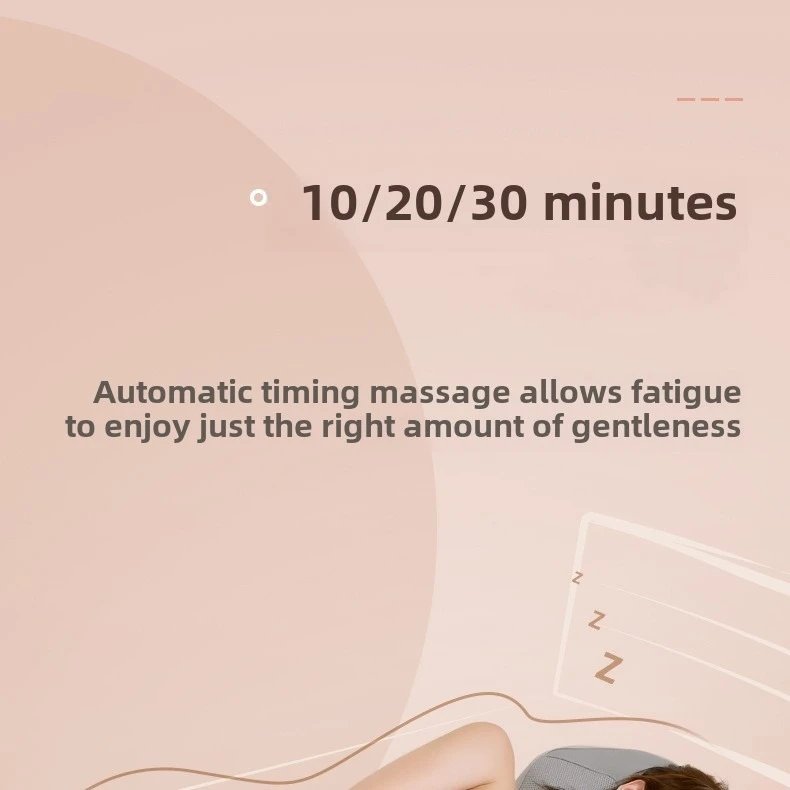 Full Body Massage Mat Mattress Electric Airbag Traction Lumbar Heated Kneading Neck Massager Vibration with Remote Controlle