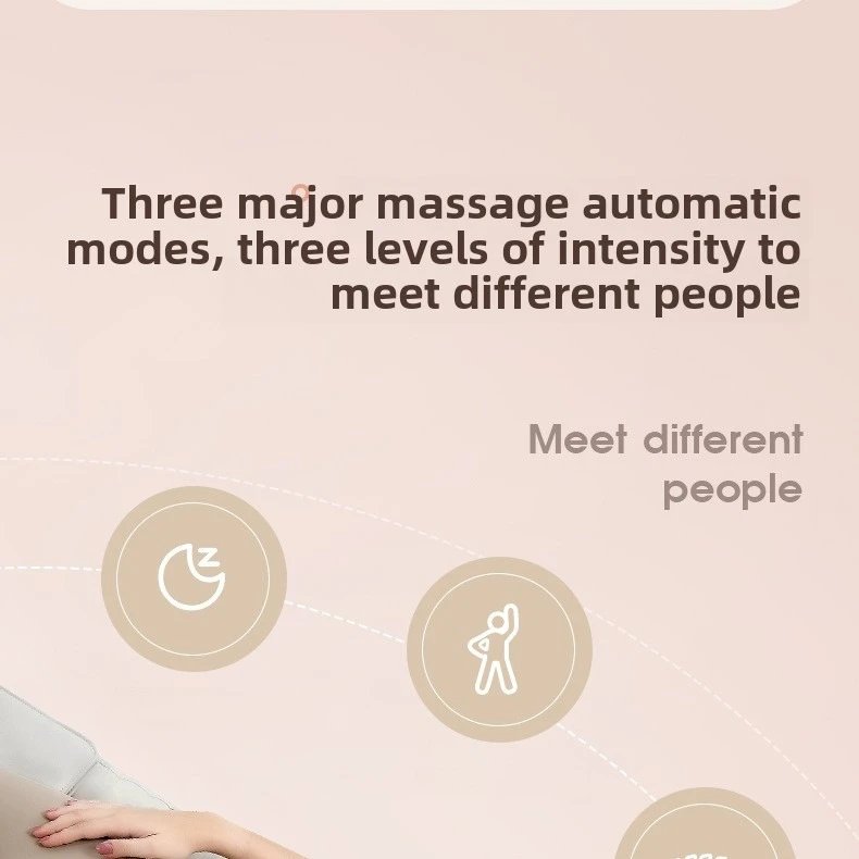Full Body Massage Mat Mattress Electric Airbag Traction Lumbar Heated Kneading Neck Massager Vibration with Remote Controlle