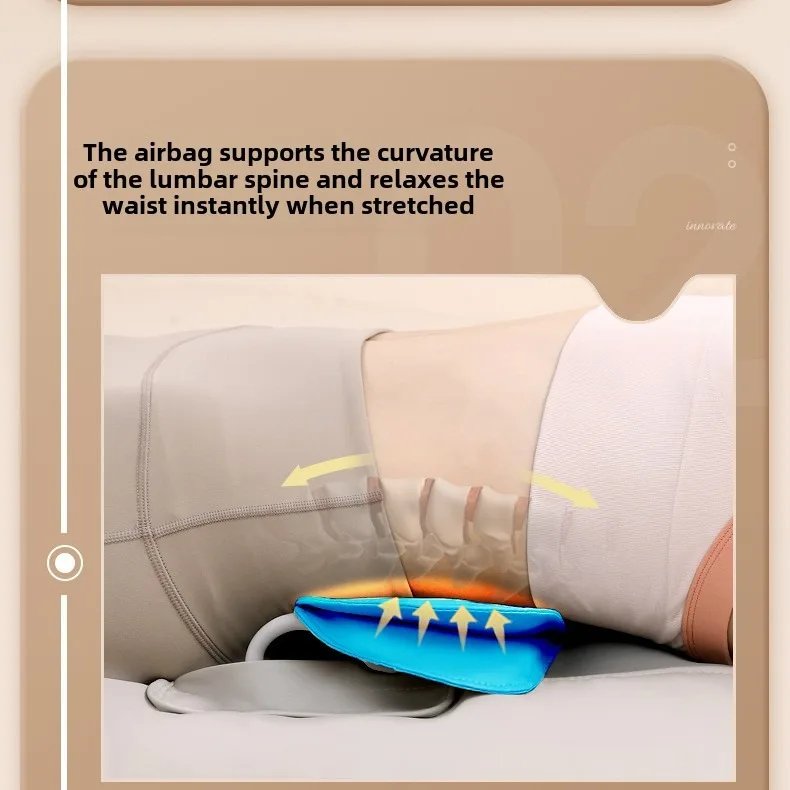 Full Body Massage Mat Mattress Electric Airbag Traction Lumbar Heated Kneading Neck Massager Vibration with Remote Controlle