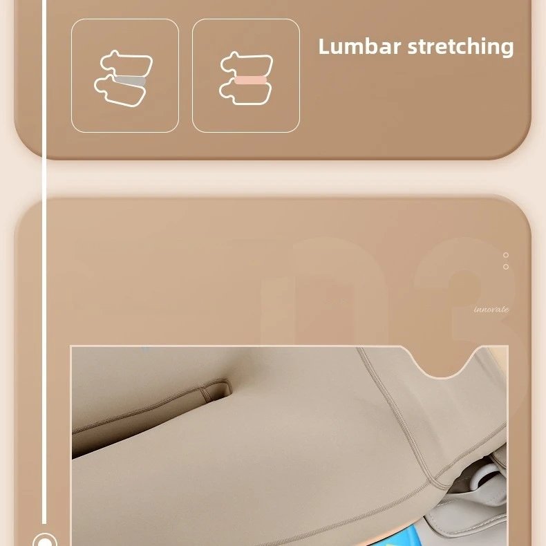 Full Body Massage Mat Mattress Electric Airbag Traction Lumbar Heated Kneading Neck Massager Vibration with Remote Controlle